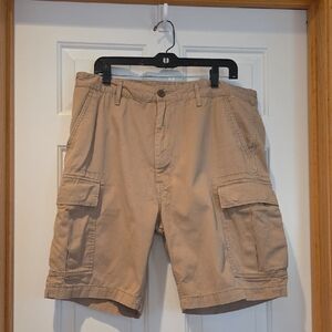 Levi's Beige Cargo Shorts for Men
